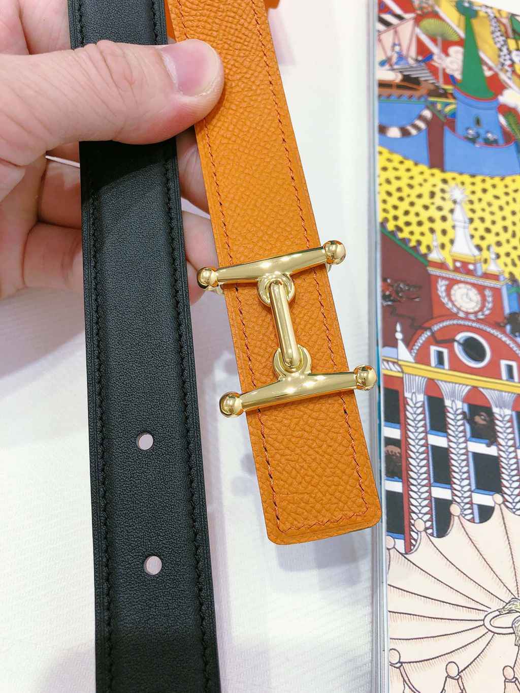 H**mes belts 24mm